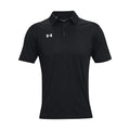 Under Armour Men's Tech Polo - Black White, 3XL