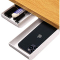 Under-Desk Drawer Organizer and Pen Holder for Workspace Storage