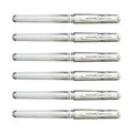 Uni-Ball Signo Broad Point Gel Pen Set - White, 6 Pack