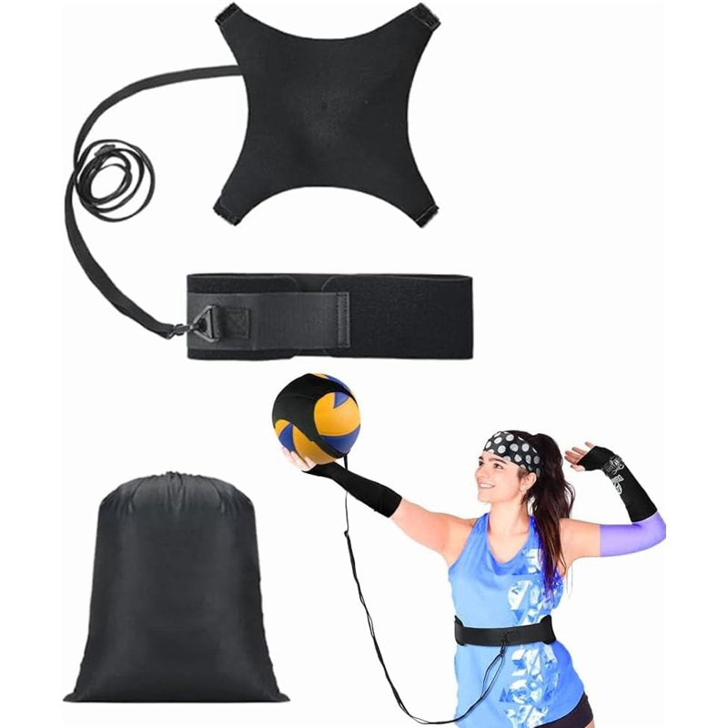 All-in-One Volleyball Training Equipment with Rebounder for Solo Practice