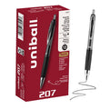 Retractable Gel Pen Set - Medium Point 0.7mm Black Ink Office Supplies