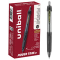 Retractable Ballpoint Pens with Medium 1.0mm Tip, Waterproof & Refillable, 12 Pack