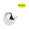 Silver Tone Upholstery Nail Push Pins 30pcs for Office & Home