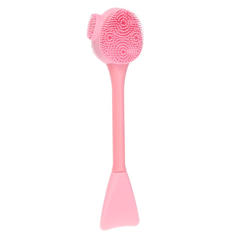 Pink Silicone Facial Cleansing Brush - Multifunction Face Scrubber (Variation: Pink)