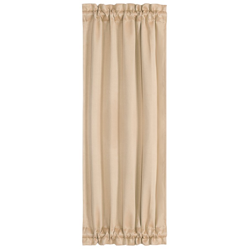 Solid Window Curtain Panel - Blackout Privacy Drapes for Home & Office