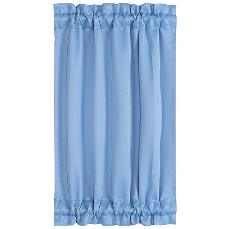 Solid Window Curtain Panel Sky Blue 25x40 Inches - Room Darkening Privacy
