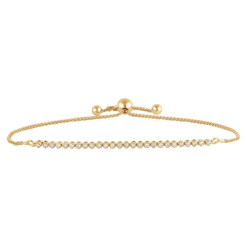 Lab Grown Diamond Bracelet for Women 1/4 Ct in Sterling Silver, Multiple Carats