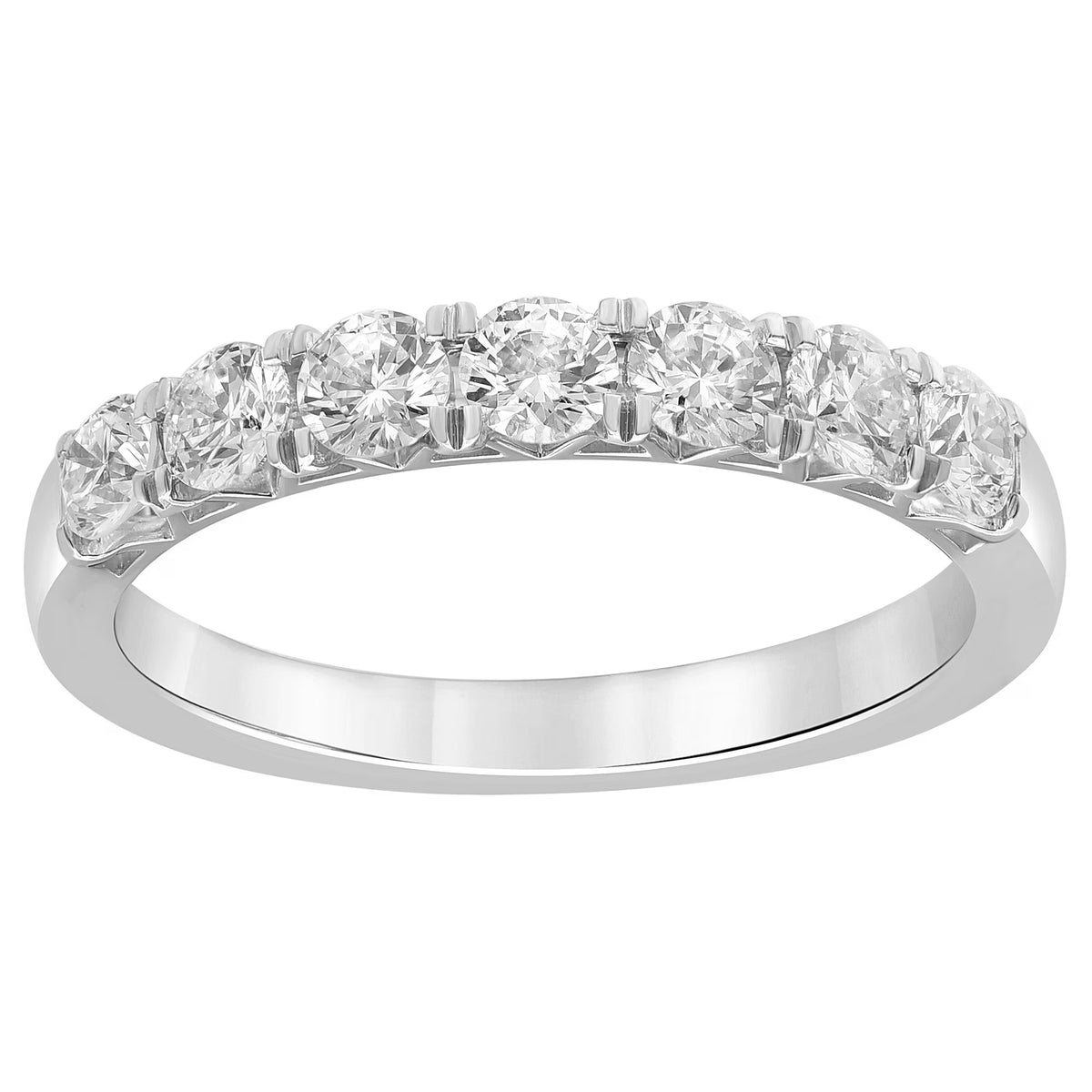 1 Ct. Lab-Grown Diamond Band in Sterling Silver for Women Size 6