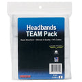 Sports Headbands Pack of 6 - Comfortable Sweatbands for All Sports