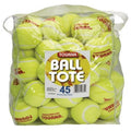 Pressureless Tennis Balls with Vinyl Tote - 45 Yellow Practice & Training Set