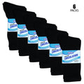 Unisex Diabetic Non-Elastic Cotton Crew Socks for Circulatory Support