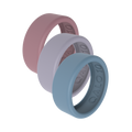 Smart Ring Protective Sleeves - Silicone Covers for QRNT Slim Rings, 3 Pack