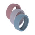Smart Ring Protective Sleeves - Silicone Covers for QRNT Slim Rings, 3 Pack