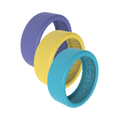 Smart Ring Protective Silicone Cover - Size 12, 3 Pack