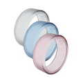 Unisex Silicone Smart Ring Covers - Protective Sleeves for QRNT Slim, Size 6, 3 Pack