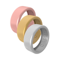 Smart Ring Protective Sleeves 3-Pack for QRNT Slim - Metallic Silicone Covers