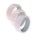 Smart Ring Protective Silicone Covers - Pearl Finish, Size 6, 3 Pack