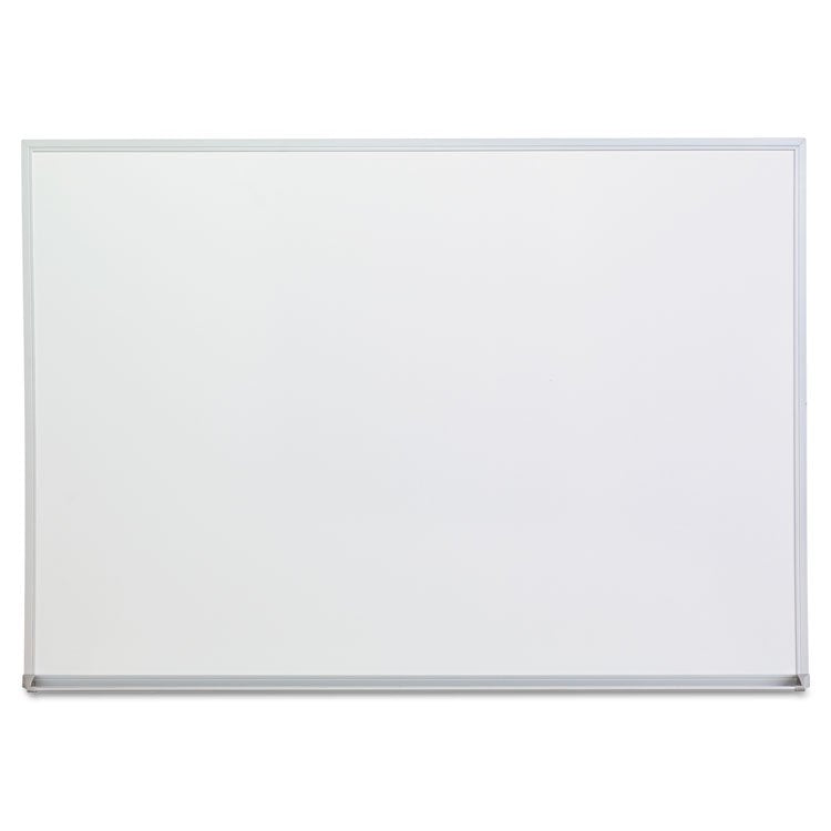 White Melamine Dry Erase Board with Aluminum Frame 48x36 Inches