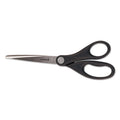 Universal 7-Inch Stainless Steel Office Scissors - Pointed Tip, Black Handle