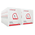 11 x 8.5 Inch White Slant D-Ring View Binder - Pack of 12