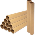 12-Inch Cardboard Roll Tubes for Crafts & Art Projects, 22 Pcs