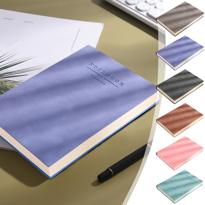 A5 Hardcover Notebook with 360 Pages, Leather Cover, Thick Paper for Writing and Planning