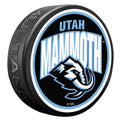 Utah Mammoth Hockey Puck - Officially Licensed 3-Inch Rubber Sports Memorabilia