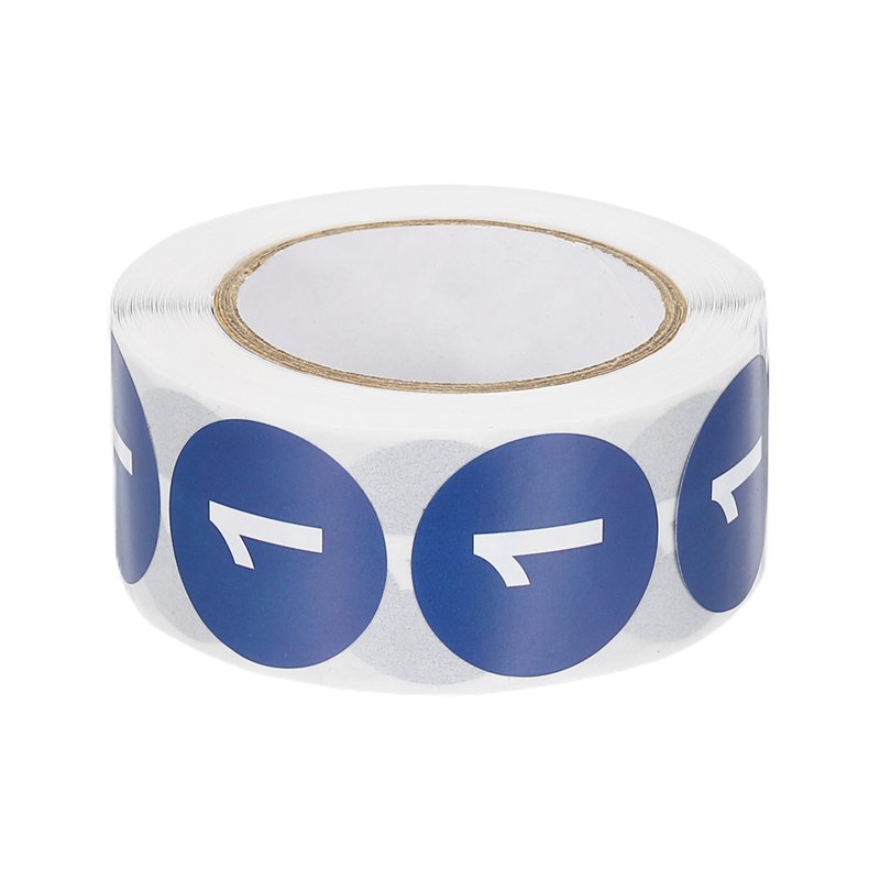 Number Stickers Labels Circle Dot Adhesive Home Organization Office Management Set