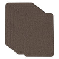 Fabric Repair Patches Linen Sofa Upholstery DIY Kit Dark Brown 6 Pack