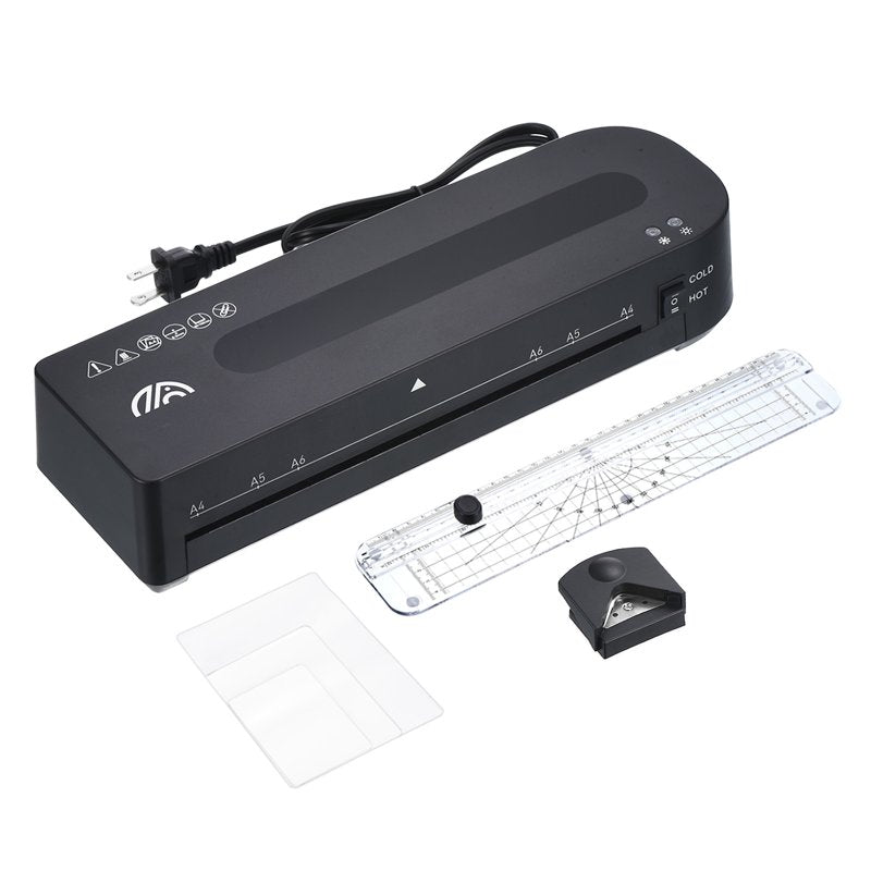A4 Thermal Laminator Machine 9 Inch Hot Cold Laminator with Pouches & Accessories