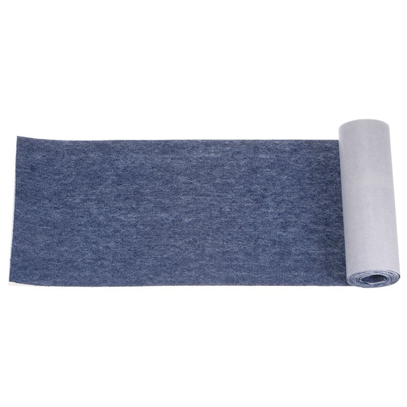 Denim Iron-On Patches for Clothing Repair and Decoration 4x59 Inches Dark Blue