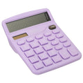 Large LCD Desktop Calculator - 12 Digit Solar & Battery Power, Office & School Use
