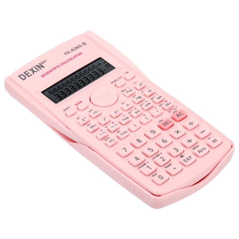 Scientific Calculator 2 Line 12 Digit Engineering Math Calculator Pink
