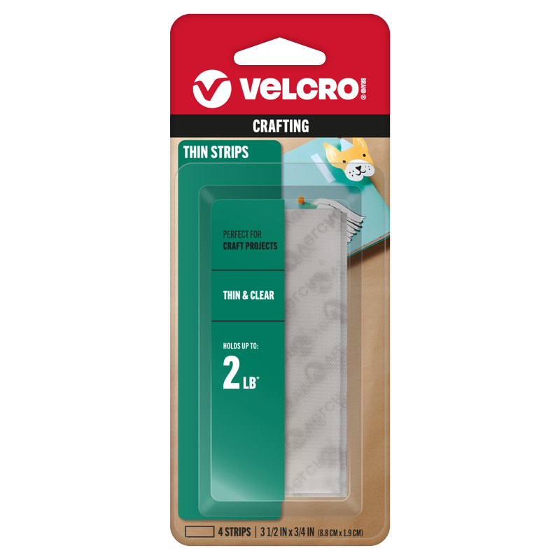 Clear General Purpose Double-Sided Tape - Thin Adhesive Strips for Home & Office
