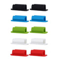 Silicone Pen Holders Pack - Multi-Color, 10 Pack, Adhesive Desk Organizers