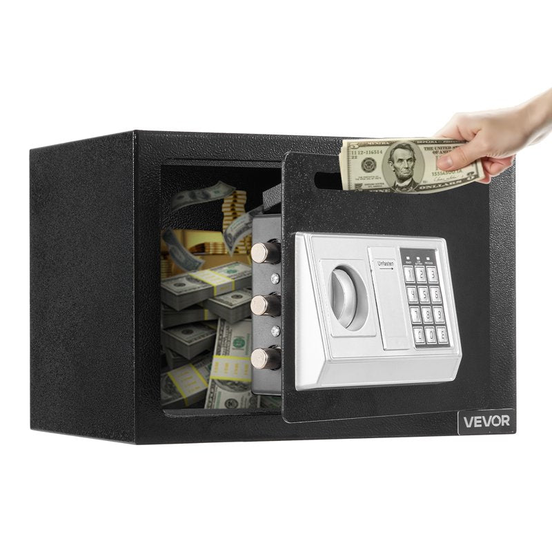 0.6 Cu Ft Drop Safe with Password Lock & Drop Slot - Heavy Duty Cash & Jewelry Security Box