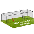 Portable Baseball Batting Cage Net 41.7x12.8ft for Indoor Outdoor Practice