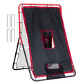 Baseball and Softball Rebounder Net 3.5x4.5 ft Pitching & Fielding Practice Trainer