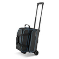 Bowling Ball Bag with Wheels - Double Roller with Shoe Compartment & Extra Pocket