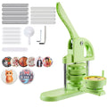 Button Maker Machine 2.95 Inch with 100 Button Parts & Handle - DIY Badge & Keychain