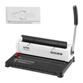 Manual Coil Binding Machine for Office & School Documents, 34-Holes, A4 & Letter Size