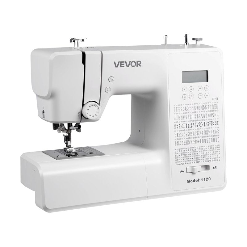 Digital Sewing Machine with LCD Screen, 200 Stitch Applications, Heavy-Duty Metal Frame