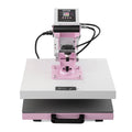 15x15 Inch Digital Heat Press Machine for T-Shirts, Pillows & Bags - Pink