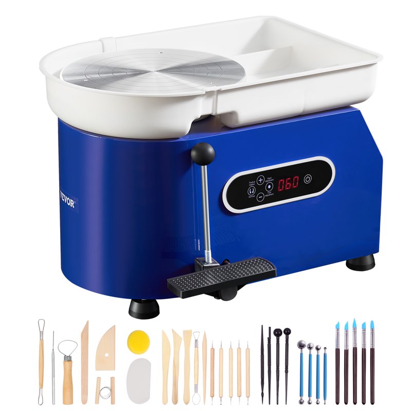 Pottery Wheel Machine 450W with LCD Touch Screen & Accessories for Adults and Beginners