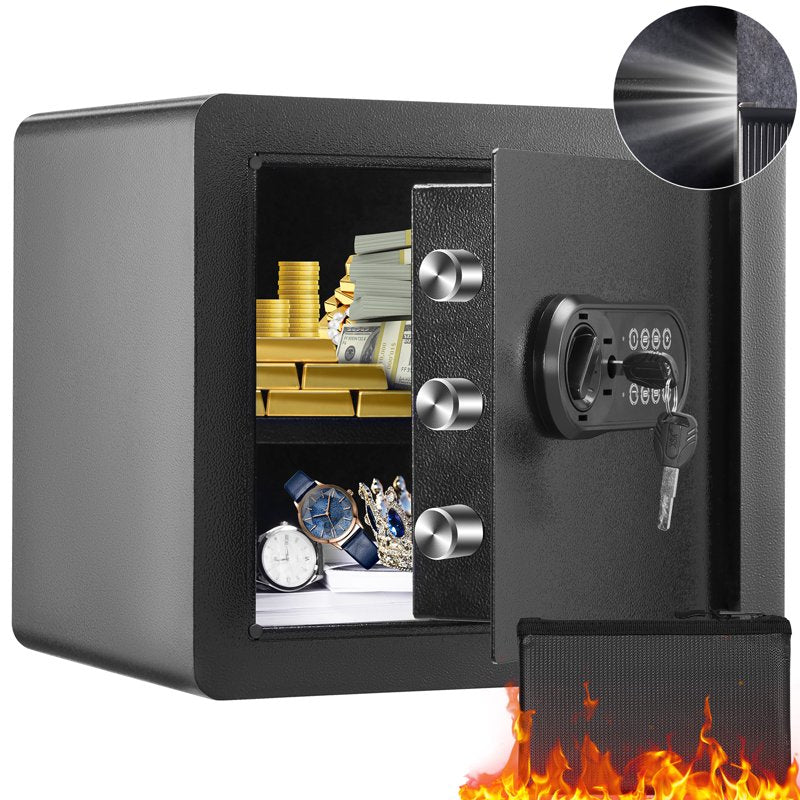 Home Safe 1.2 Cu Ft Steel Security Safe with Digital Keypad & Keys