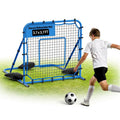Soccer Rebounder Net with Heavy-Duty Iron Frame – 3.7 x 3.7 ft Quick-Switch Angles