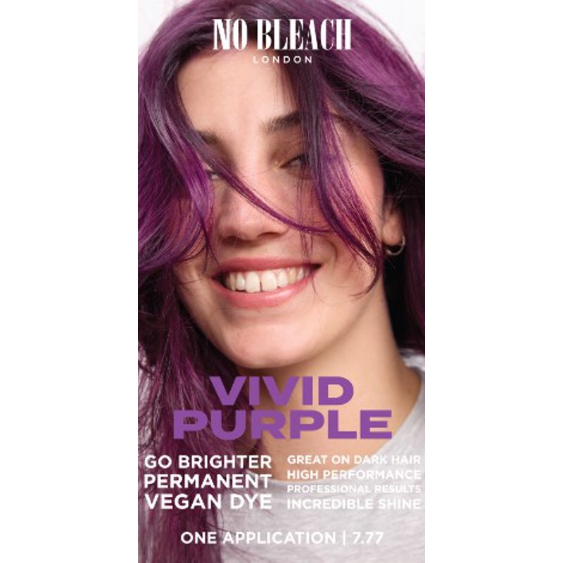 Vivid Purple Permanent Hair Color Kit - Multi-Pack 6 Count
