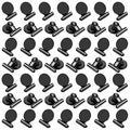 Magnetic Clips for Refrigerator Whiteboard Photo Display - Black & Silver Pack