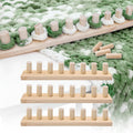 48-Inch Wooden Chunky Knitting Loom Kit for Beginners - Portable Hand Weaving Tool