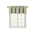 Blackout Thermal Valance Curtain for Window - Unlined Short Rod Pocket 54x18 Inches